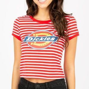 Dickies Stripe Cropped Tee